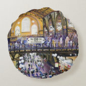 女性用水の押入れは？ブダペスト ラウンドクッション (裏面)