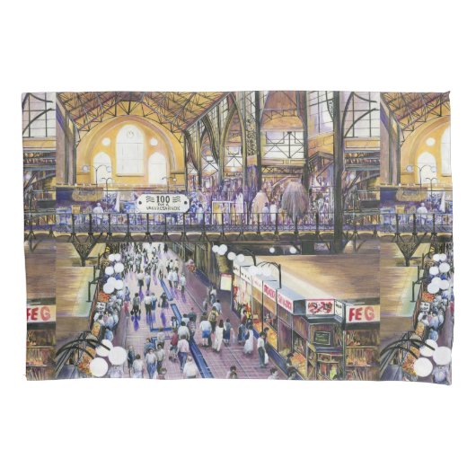 女性用水の押入れは？ブダペスト 枕カバー (正面)