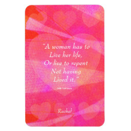 女性用水感動的色引用文 マグネット