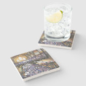 女性用水洗トイレは？ブダペスト ストーンコースター (横)