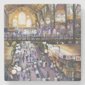 女性用水洗トイレは?ブダペスト ストーンコースター (正面)