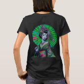 女性用芸者Tシャツ Tシャツ (裏面)
