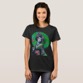 女性用芸者Tシャツ Tシャツ (正面フル)