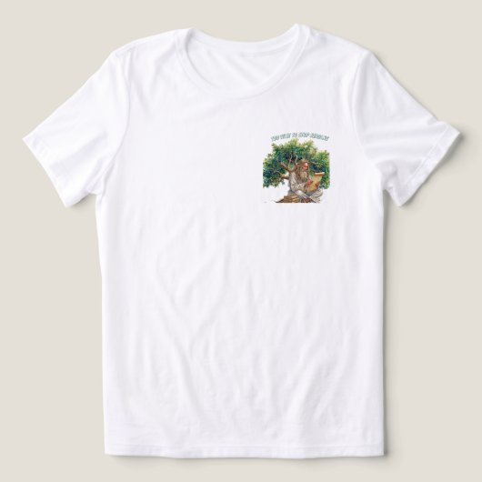 女性用読書Tシャツ トライブレンドＴシャツ (デザイン正面)