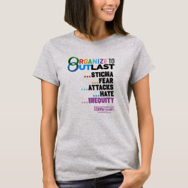 女性用長持ちオーガナイズTシャツ Tシャツ