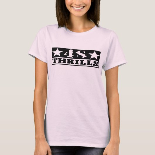 女性用長袖48スリルT Tシャツ (正面)