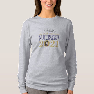 女性用長袖T型 Tシャツ