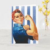 女性用電源グリーティングカード カード (黄色い花)