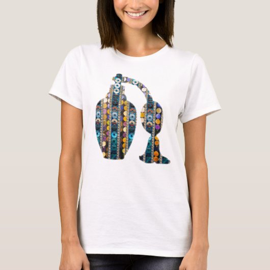 女性用香水ボトルTシャツ 母へのギフト Tシャツ (正面)