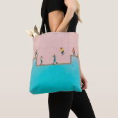 女性用黄シャツ トートバッグ (クローズアップ)