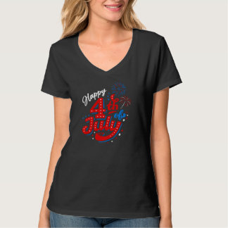 女性用 アメリカ独立250周年 7月4日 Tシャツ