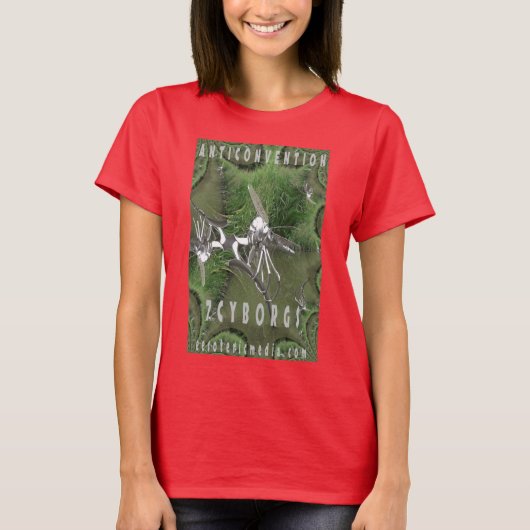 女性用「アンチコンベンション」カラーTシャツ Tシャツ (正面)