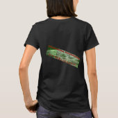 女性用「アンチコンベンション」黒Tシャツ Tシャツ (裏面)