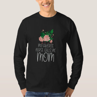 女性用 クリスマスパジャマ お気に入りの看護師がママと呼んでくれる Tシャツ