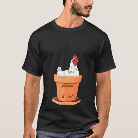女性用 チキンポットパイの日 数学教師 生徒 �oster tシャツ (正面)