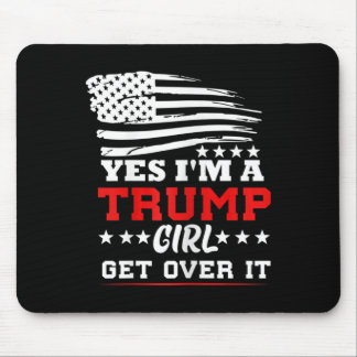 女性用 トランプ支持者Tシャツ 諦めてよね - 大統領 マウスパッド