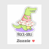 （女性用）ドレスオイおもしろいルCrocodile Pun シール (シート)