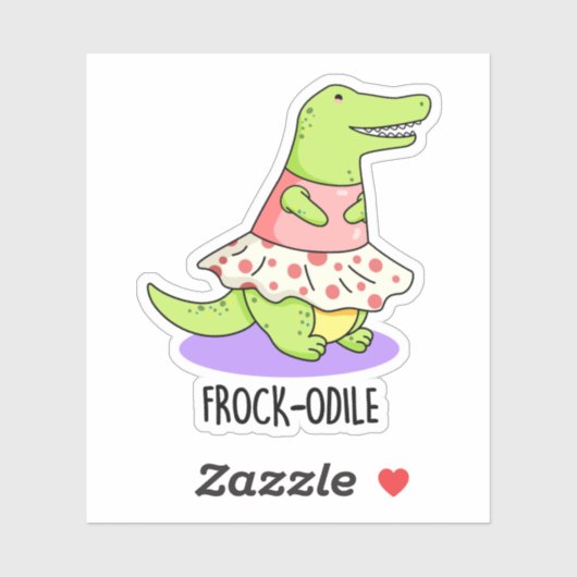(女性用)ドレスオイおもしろいルCrocodile Pun シール (シート)