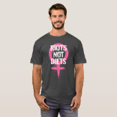 女性用 ヴィーナス暴動 ダイエットはしない オーバーサイズ Tシャツ (正面フル)