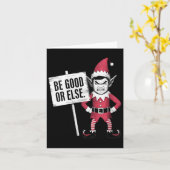 女性用 私は怒ったエルフがかわいい 面白い 不機嫌 良くしなさい カード (黄色い花)