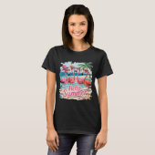 女性用「Hello Summer」Tシャツ Tシャツ (正面フル)