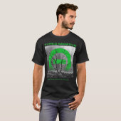 女性用 O Negative Red Water Green Vネック フレンド Tシャツ (正面フル)