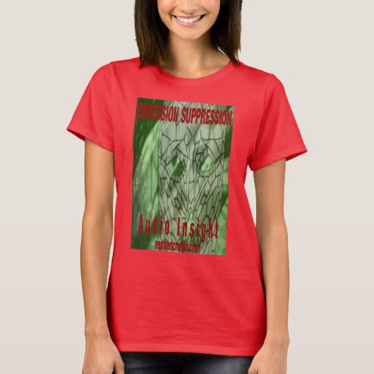 女性用「Obsession Suppression」カラーTシャツ Tシャツ (正面)