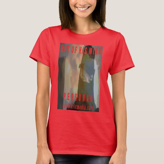 女性用「Out Of His Mind」カラーTシャツ Tシャツ (正面)