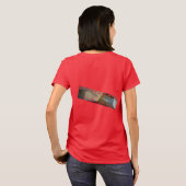 女性用「Out Of His Mind」カラーTシャツ Tシャツ (裏面フル)