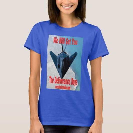 女性用「We Will Get You」カラーTシャツ Tシャツ (正面)