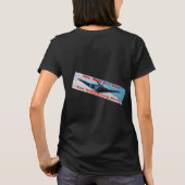 女性用「We Will Get You」黒Tシャツ Tシャツ (裏面)