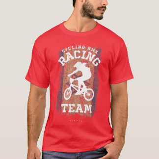 女性用BMXバイク イスラエル国旗 自転車 サイクリング レース Tシャツ