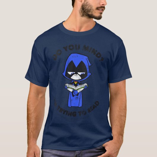 女性用DCコミックシーンイタンズゴーレイヴン私は読んでみます Tシャツ (正面)