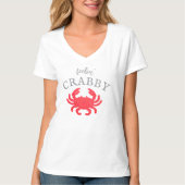 女性用Feelin Crabby Tシャツ (正面)