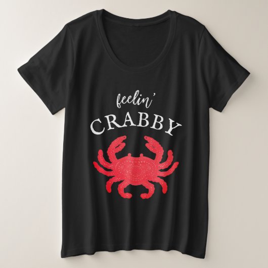 女性用Feelin Crabby Tシャツ (デザイン正面)