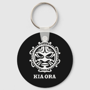 女性用Kia Oraマオリ文化シンボルハカダンス 新作 キーホルダー