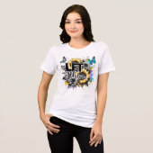 女性用Let Them Tシャツ, 自己愛シャツ トライブレンドＴシャツ (正面全面)