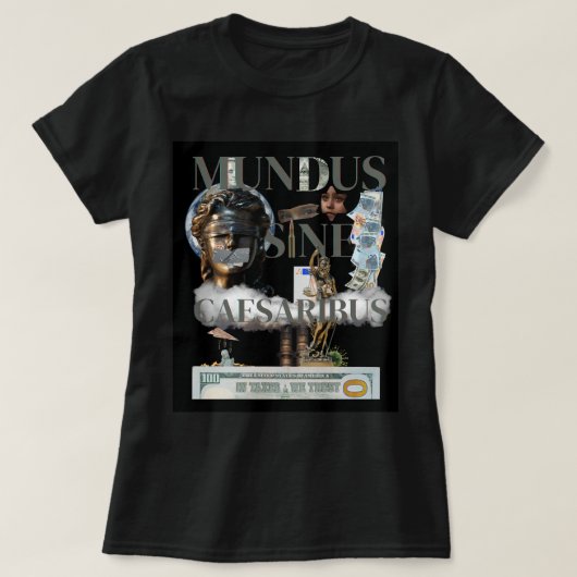 女性用Mundus Sine Caesaribus Tシャツ (デザイン正面)