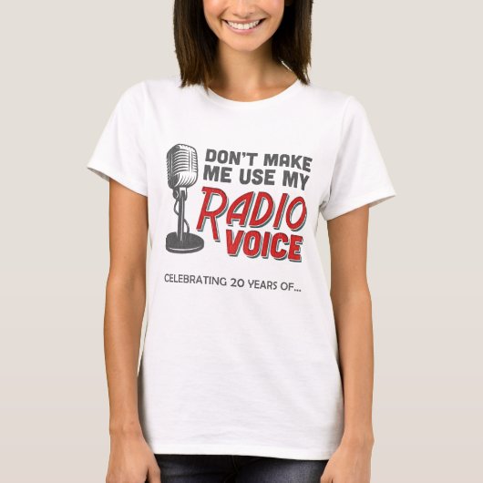 女性用PMRP20周年記念Tシャツ Tシャツ (正面)