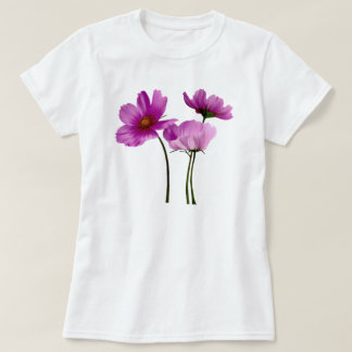 女性用Tシャツの花 Tシャツ