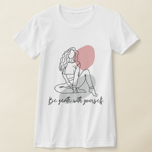 女性用Tシャツデザイン Tシャツ (レイダウン)