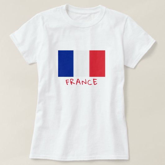 女性用Tシャツフランス Tシャツ (デザイン正面)
