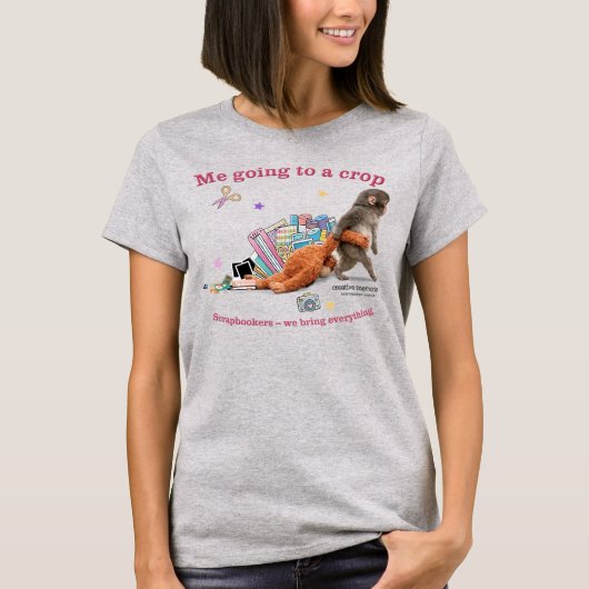 女性用Tシャツ パンチザモンキー Tシャツ (正面)