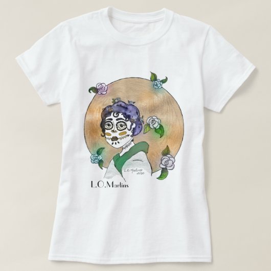 女性用tシャツ(プリント) tシャツ (デザイン正面)