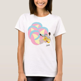 女性用Tシャツ：ミュージカルレインボー Tシャツ