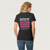 女性用Tシャツ 全国あなたの車に名前をつけるクラブ Tシャツ (裏面フル)