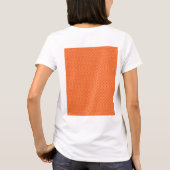女性用Tシャツ｜大胆なプリント｜日常の自信 Tシャツ (裏面)