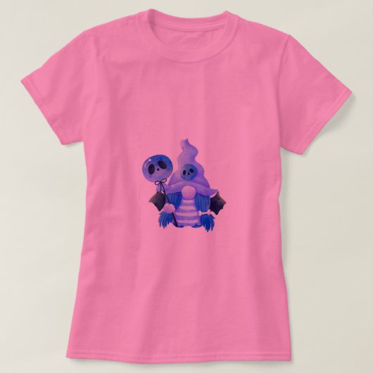 女性用Tシャツ、男性用シャツ、ママゴーストTシャツ、 Tシャツ (デザイン正面)