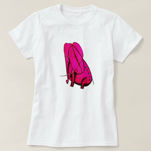 女性用Tシャツ 象 Tシャツ (デザイン正面)