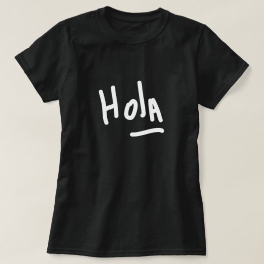 女性用Tシャツ Hola Tシャツ (デザイン正面)